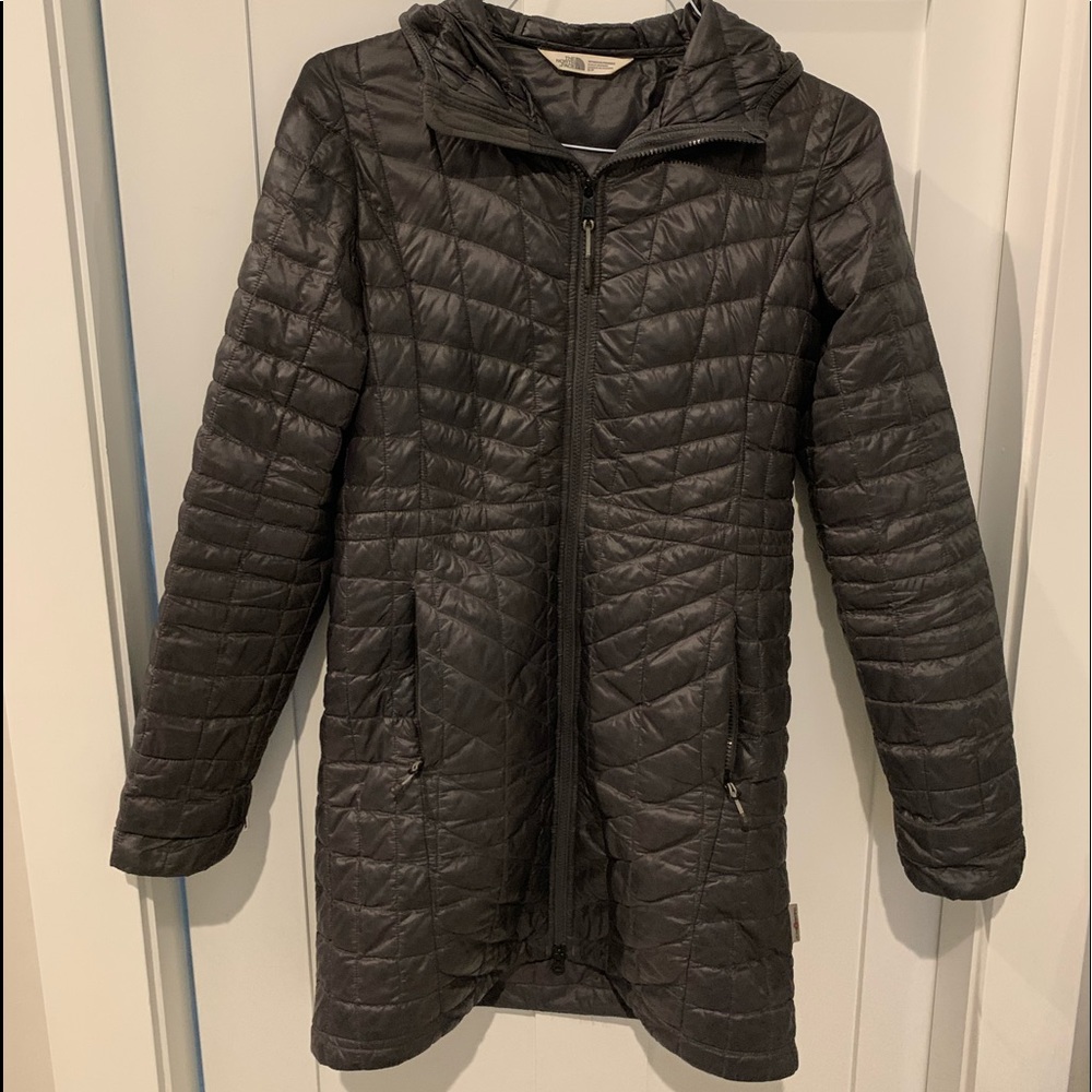 North Face thermoball parka- dark gray